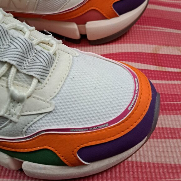 %Size 10 New Balance Vision Racer Sneakers White & Pink Jaden Smith A 41 main image 10